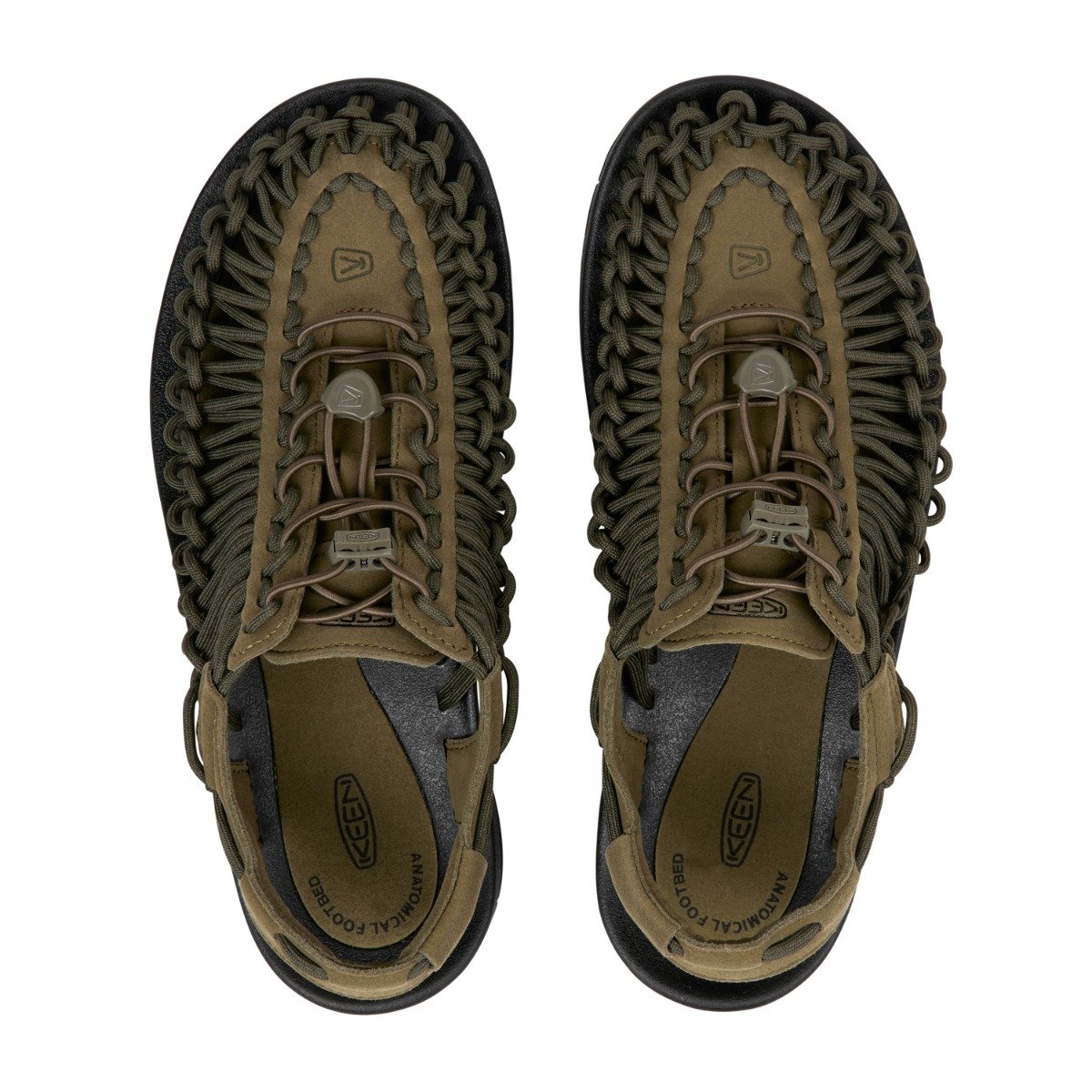 Keen - Uneek - DARK OLIVE / BLACK / Grøn - Sko