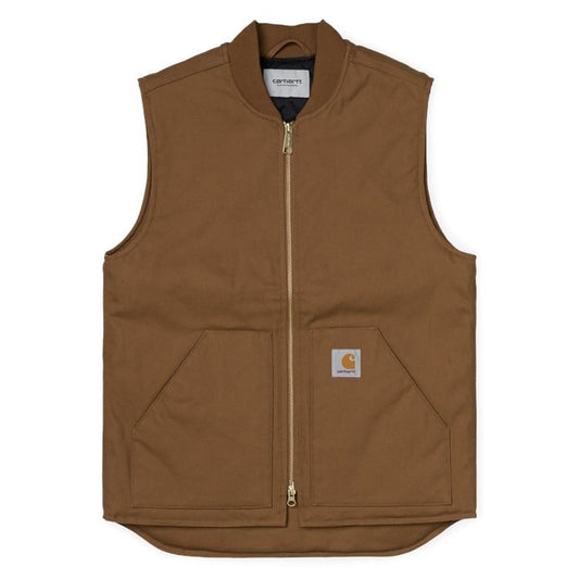 Carhartt WIP - Vest Dearborn - HAMILTON BROWN RIGID / Brun - Jakker