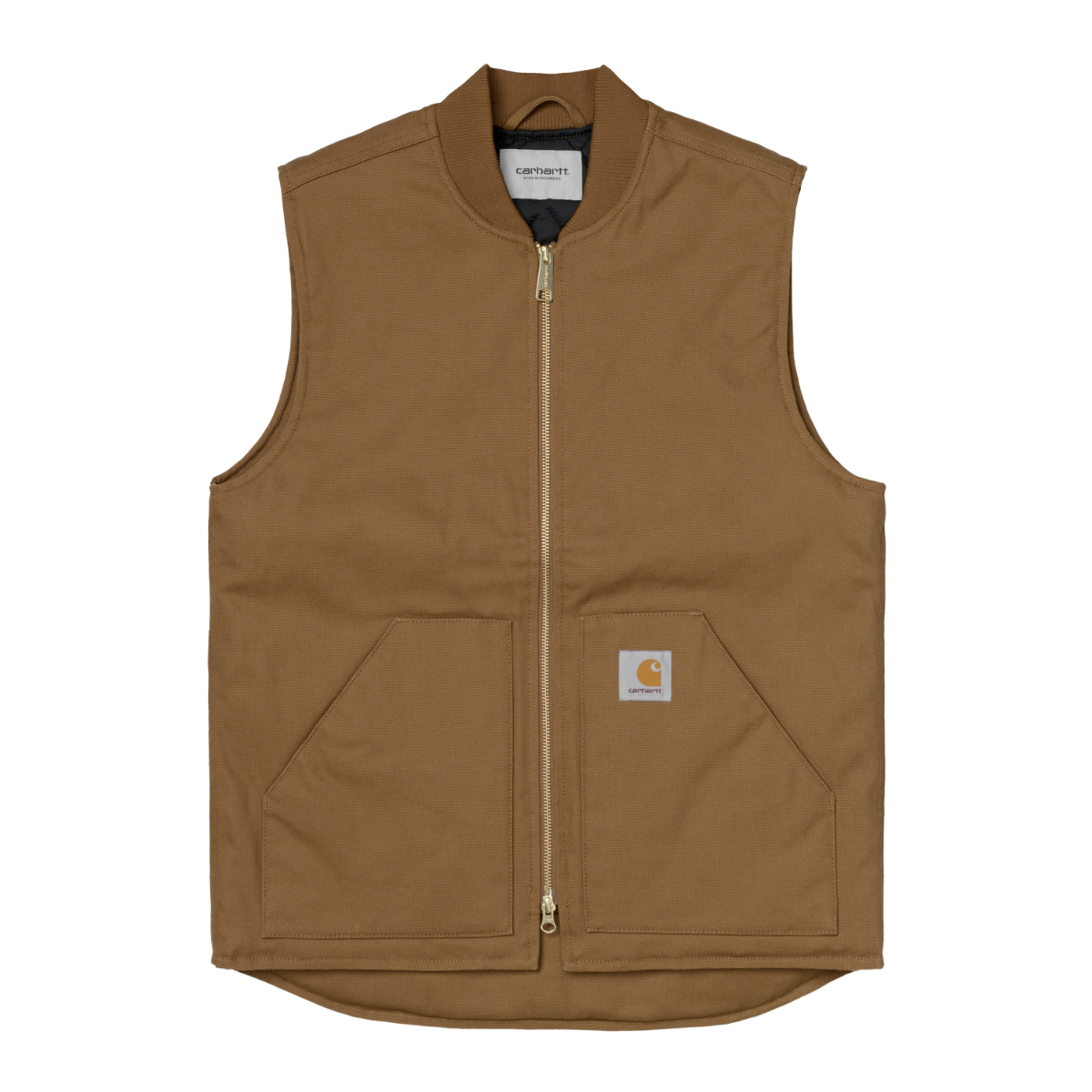 Carhartt WIP - Vest Organic (Winter) - hamilton brown rigid - Herre > Jakker > Veste