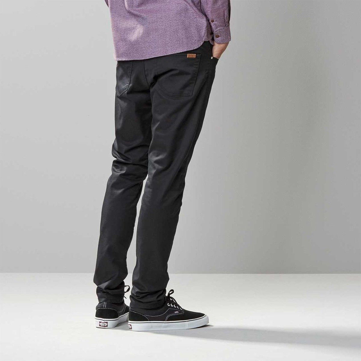 Carhartt WIP - Vicious Pant - BLACK RINSED / Sort - Bukser