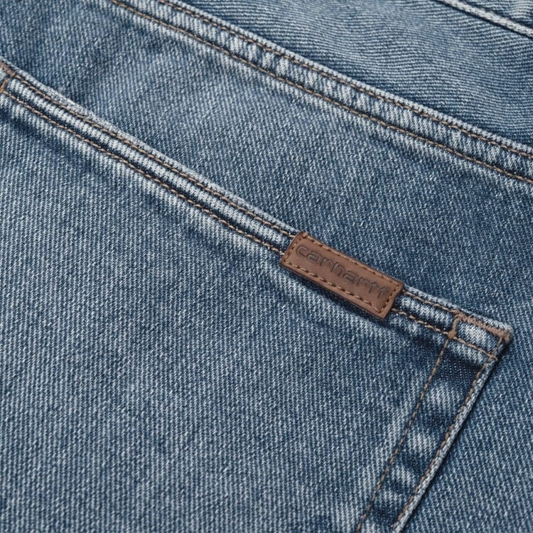 Carhartt WIP Vicious Pant Blue Worn Bleached