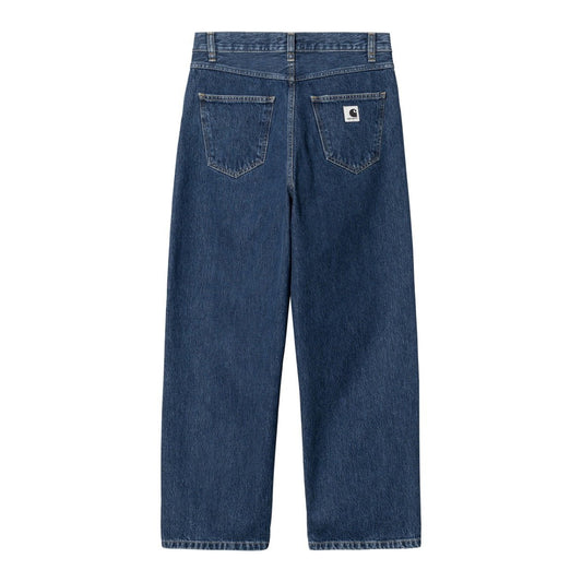 Carhartt WIP - W' Brandon Pant Smith - BLUE STONE WASHED / Blå - Bukser