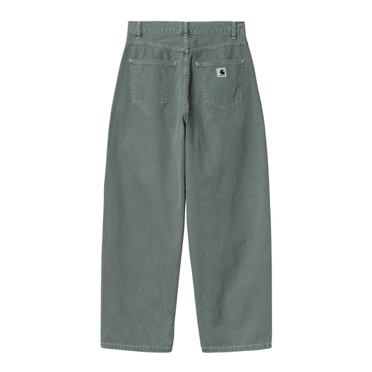 Carhartt WIP - W' Brandon Pant Clark - SILVER PINE STONE DY / Grøn - Bukser