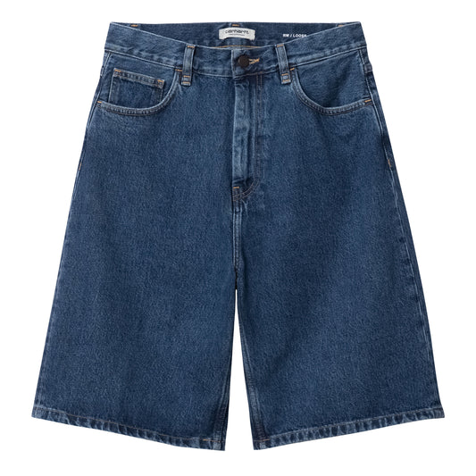 Carhartt WIP - W' Brandon Short Smith - BLUE STONE WASHED / Blå - Shorts
