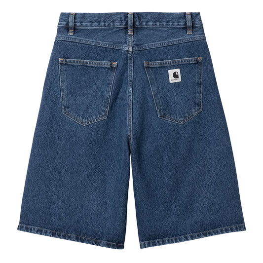 Carhartt WIP - W' Brandon Short Smith - BLUE STONE WASHED / Blå - Shorts