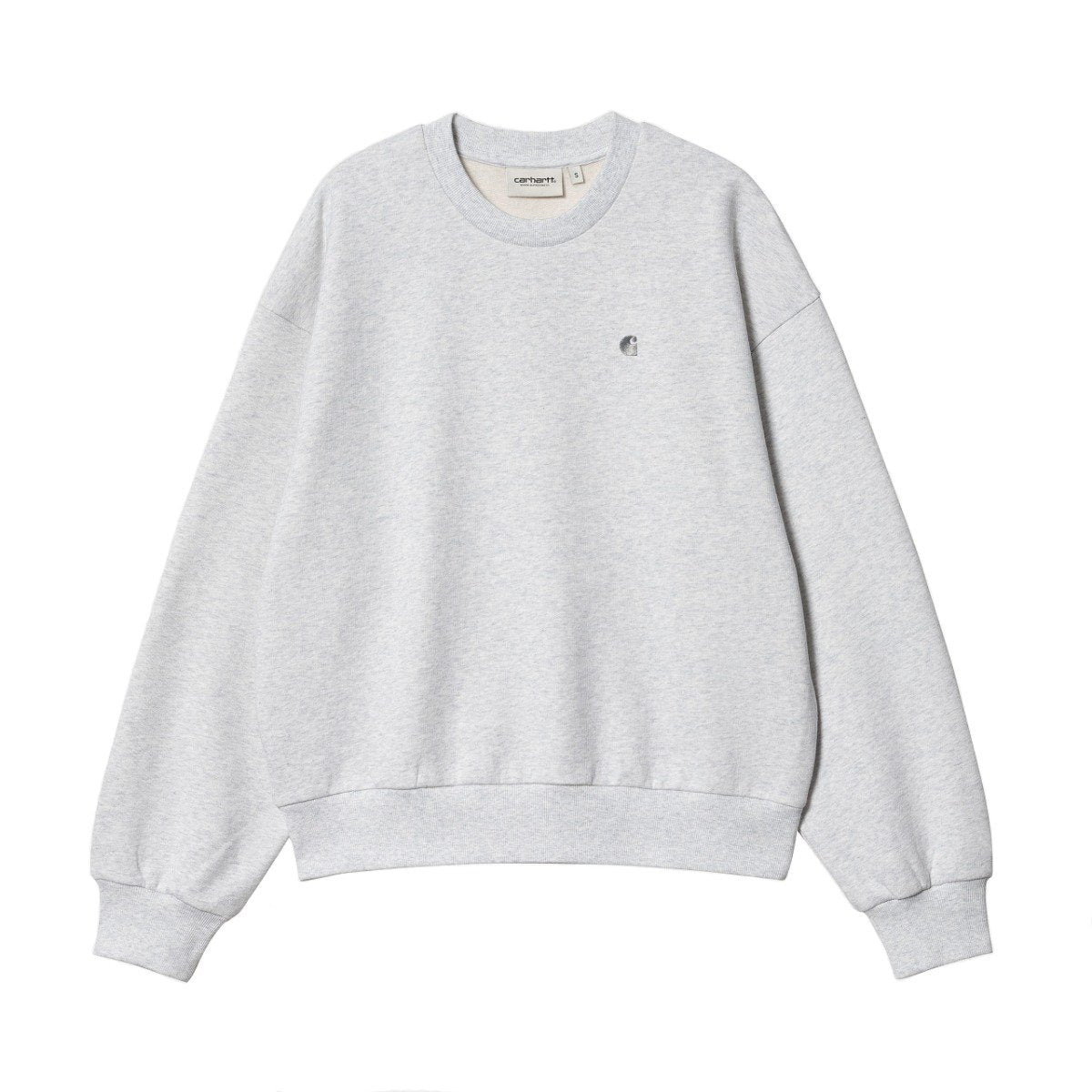 Carhartt WIP - W' Casey Sweatshirt - ASH HEATHER / SILVER / Grå - Sweatshirts
