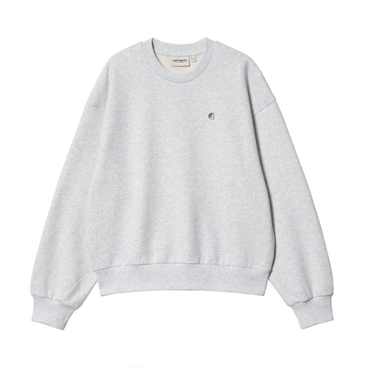 Carhartt WIP - W' Casey Sweatshirt - ASH HEATHER / SILVER / Grå - Sweatshirts