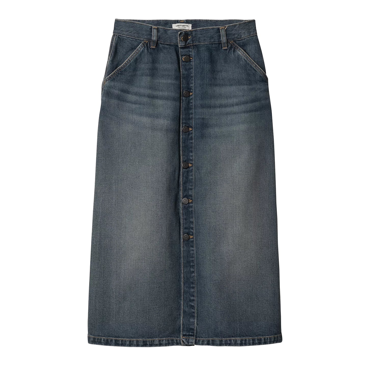 Carhartt WIP - W' Marvin Skirt - BLUE WORN USED WASH / Blå - Nederdele