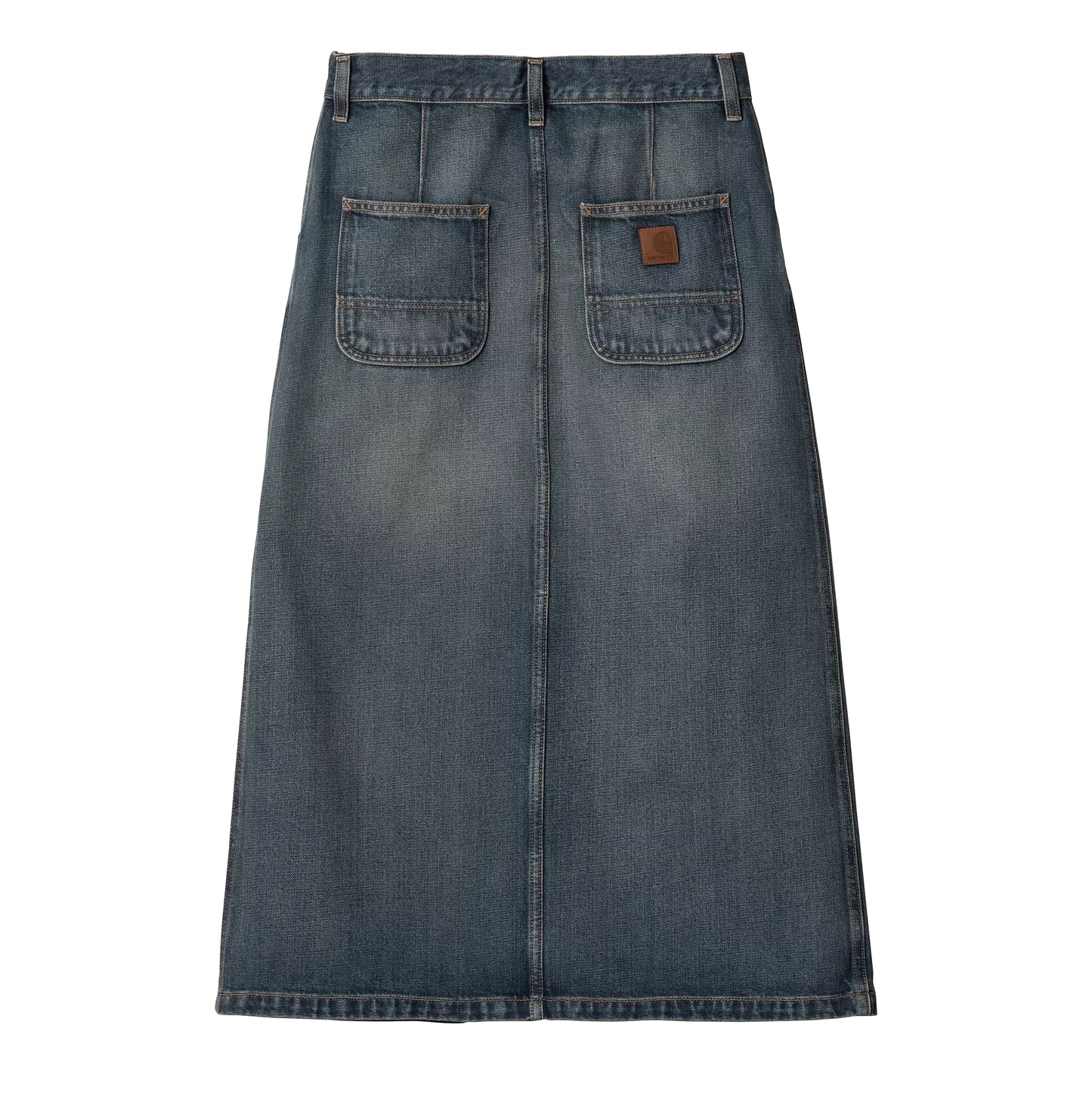 Carhartt WIP - W' Marvin Skirt - BLUE WORN USED WASH / Blå - Nederdele