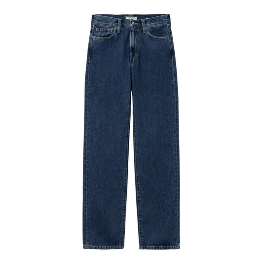 Carhartt WIP - W' Noxon Pant Smith - BLUE STONE WASHED / Blå - Bukser