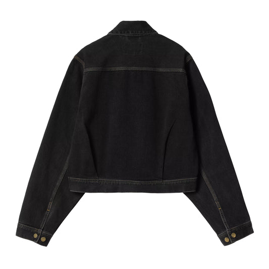 Carhartt WIP - W' Arca Jacket - BLACK STONE WASHED / Grå||Sort - Jakker
