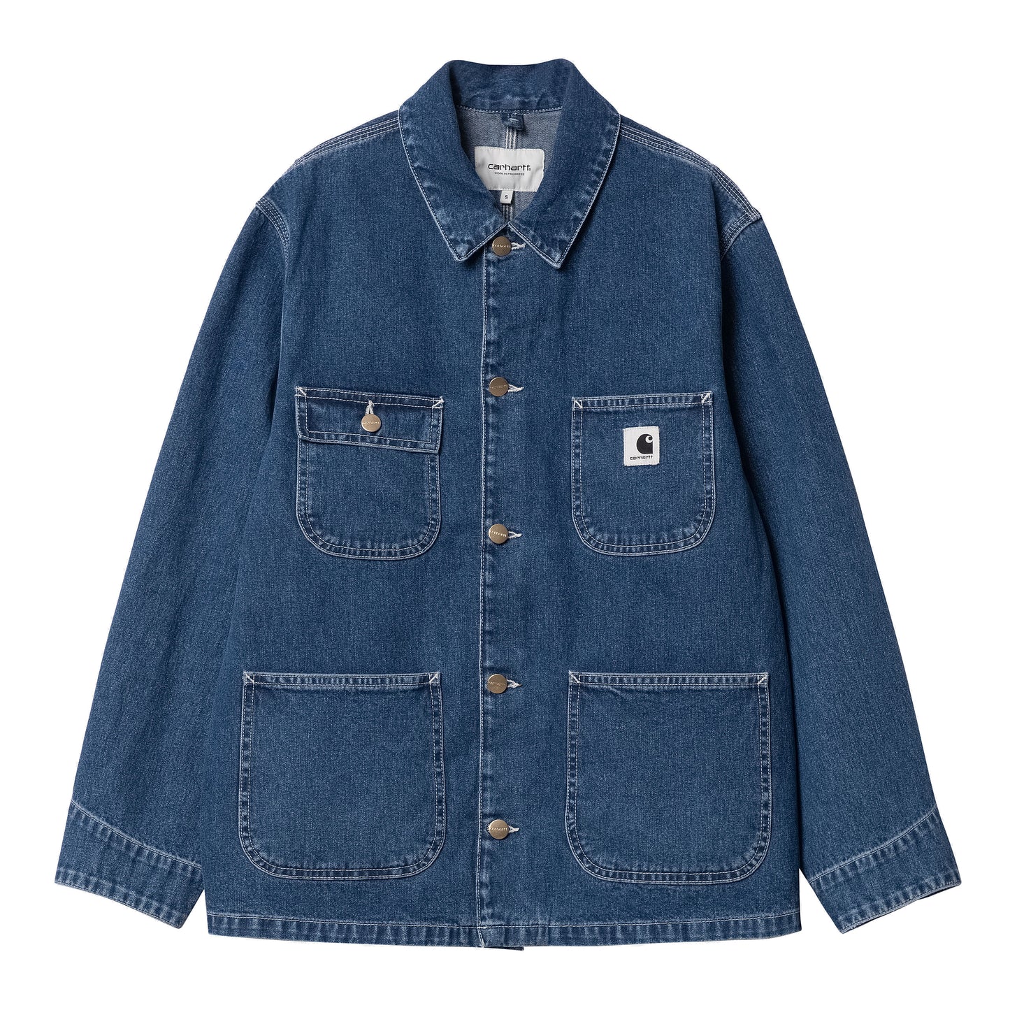 Carhartt WIP - W' OG Michigan Coat Norco (Summer) - BLUE STONE WASHED / Blå - Jakker