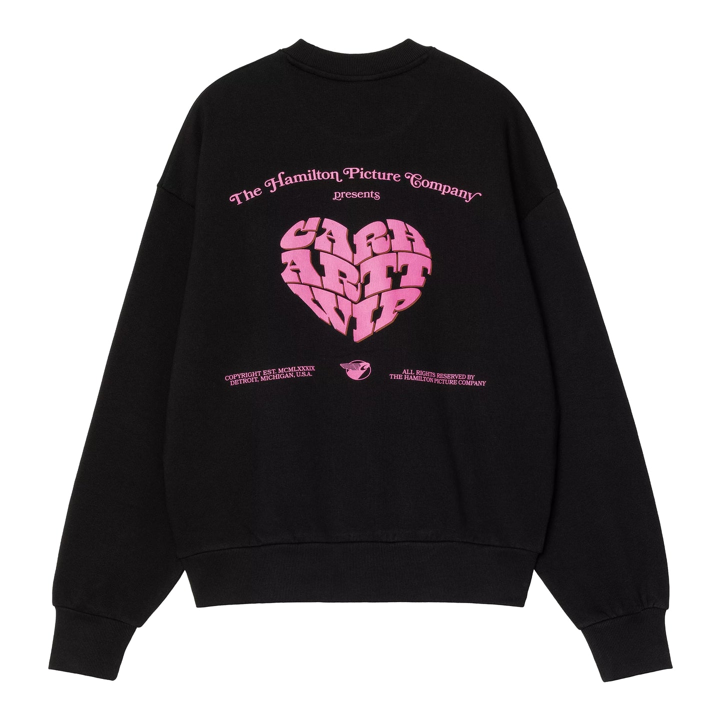 Carhartt WIP - W' Productions Sweat - BLACK / Sort - Sweatshirts