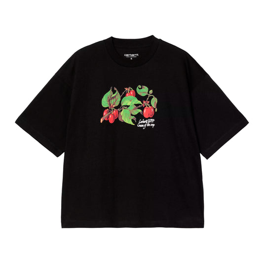 Carhartt WIP - W' S/S Cream Of The Crop T-Shirt - BLACK / Sort - T-Shirts