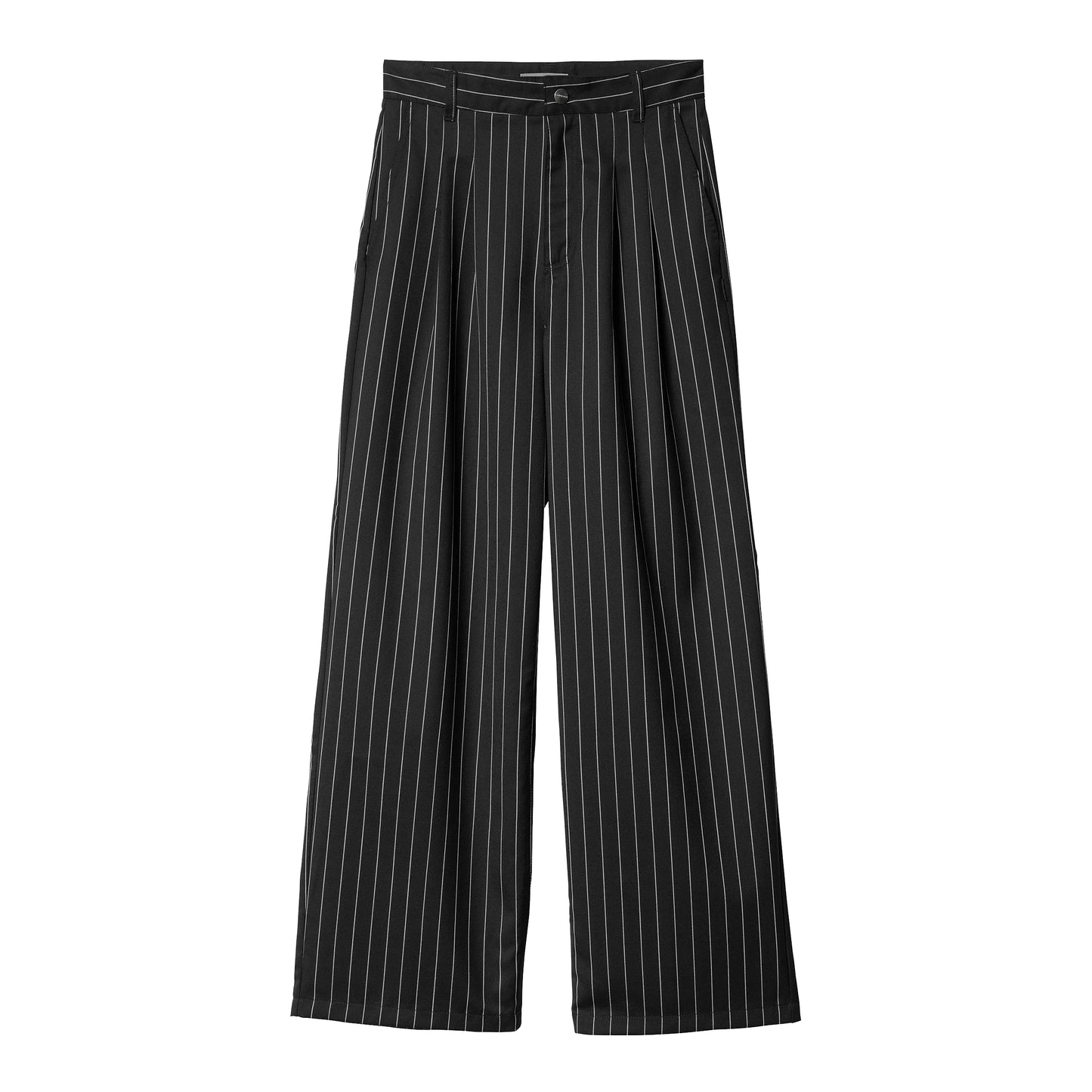 Carhartt WIP - W' Seaton Pant - SEATON STRIPE, BLACK / Sort||Striber - Bukser