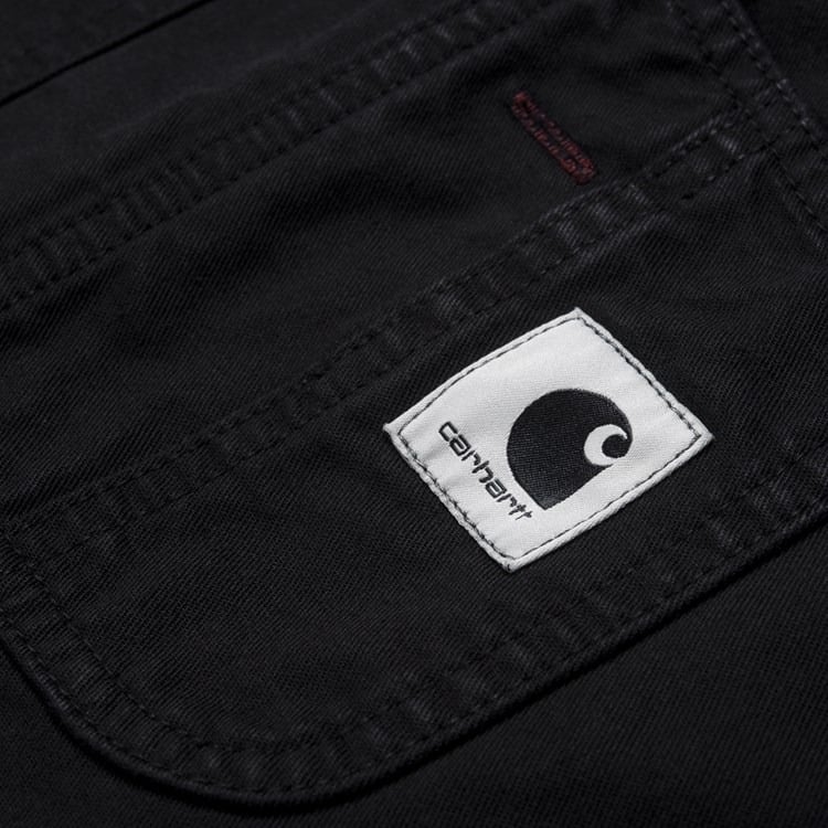Carhartt WIP - W' Bib Overall Straight Newcomb - BLACK / Sort - Overalls