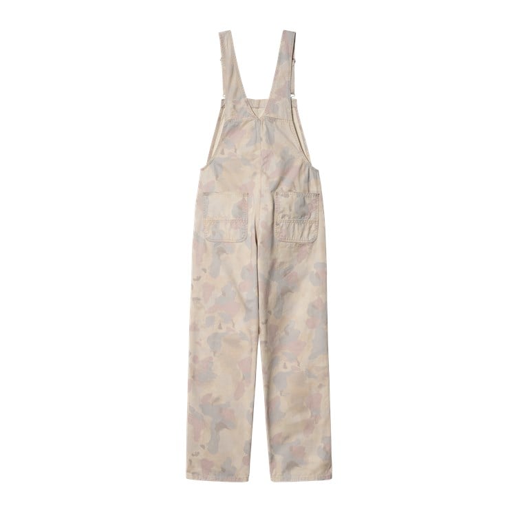 W' Bib Overall Straight Camo Tide, Pale Quartz