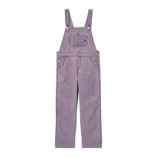 Carhartt WIP - W' Bib Overall Straight Hudson - RAZZMIC FADED / Lilla - Overalls