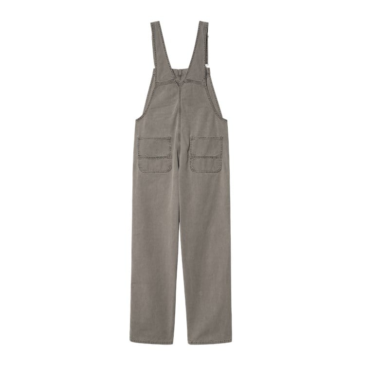 W' Bib Overall Straight Black Faded