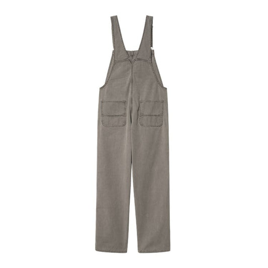 W' Bib Overall Straight Black Faded