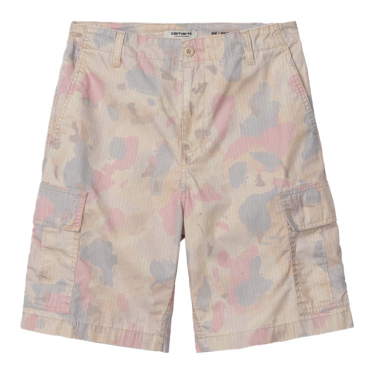 Carhartt WIP - W' Cargo Short - CAMO TIDE, PALE QUAR / Camouflage - Shorts