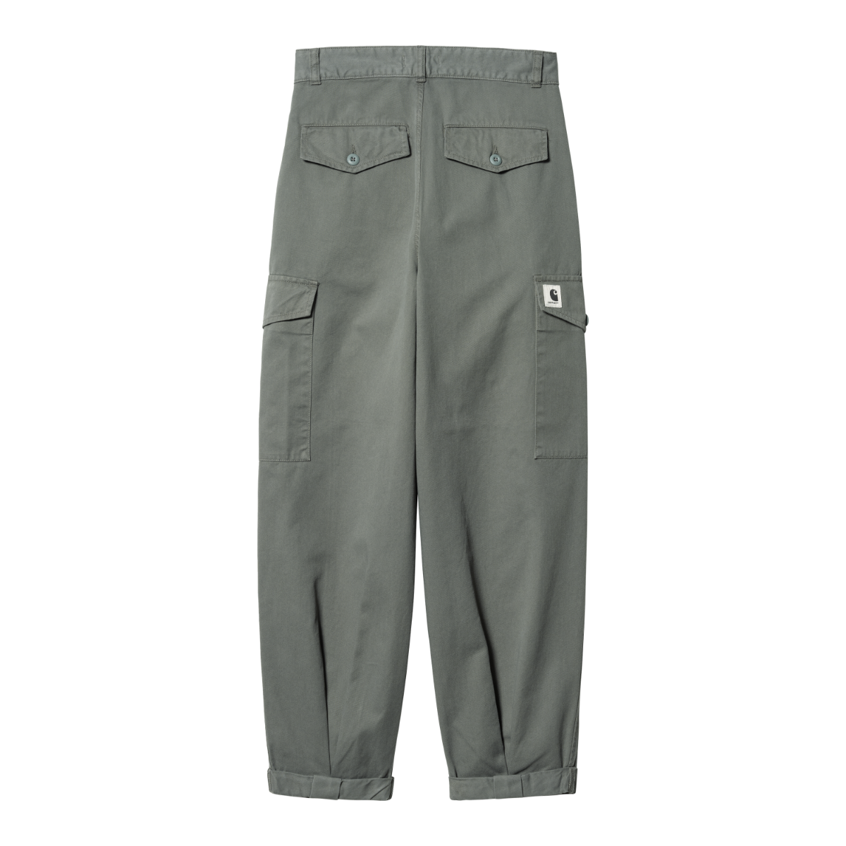Carhartt WIP - W' Collins Pant - SMOKE GREEN / Grøn - Bukser