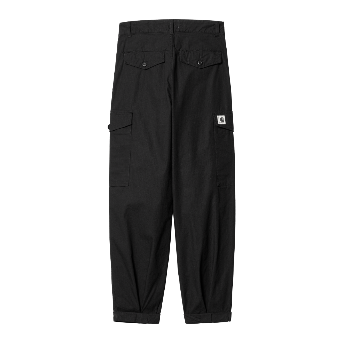 Carhartt WIP - W' Collins Pant - BLACK RINSED / Sort - Bukser