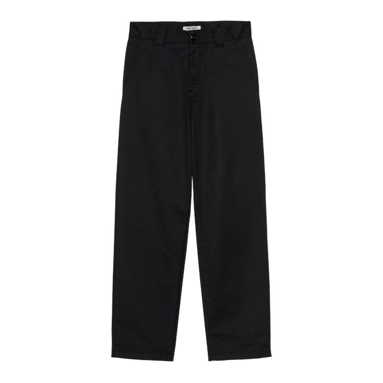 Carhartt WIP - W' Master Pant Dunmore - BLACK RINSED / Sort - Bukser
