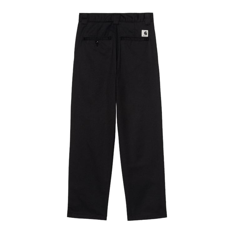 Carhartt WIP - W' Master Pant Dunmore - BLACK RINSED / Sort - Bukser