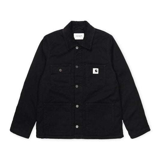 Carhartt WIP - W' Michigan Jacket Hudson - BLACK / BLACK / Sort - Jakker