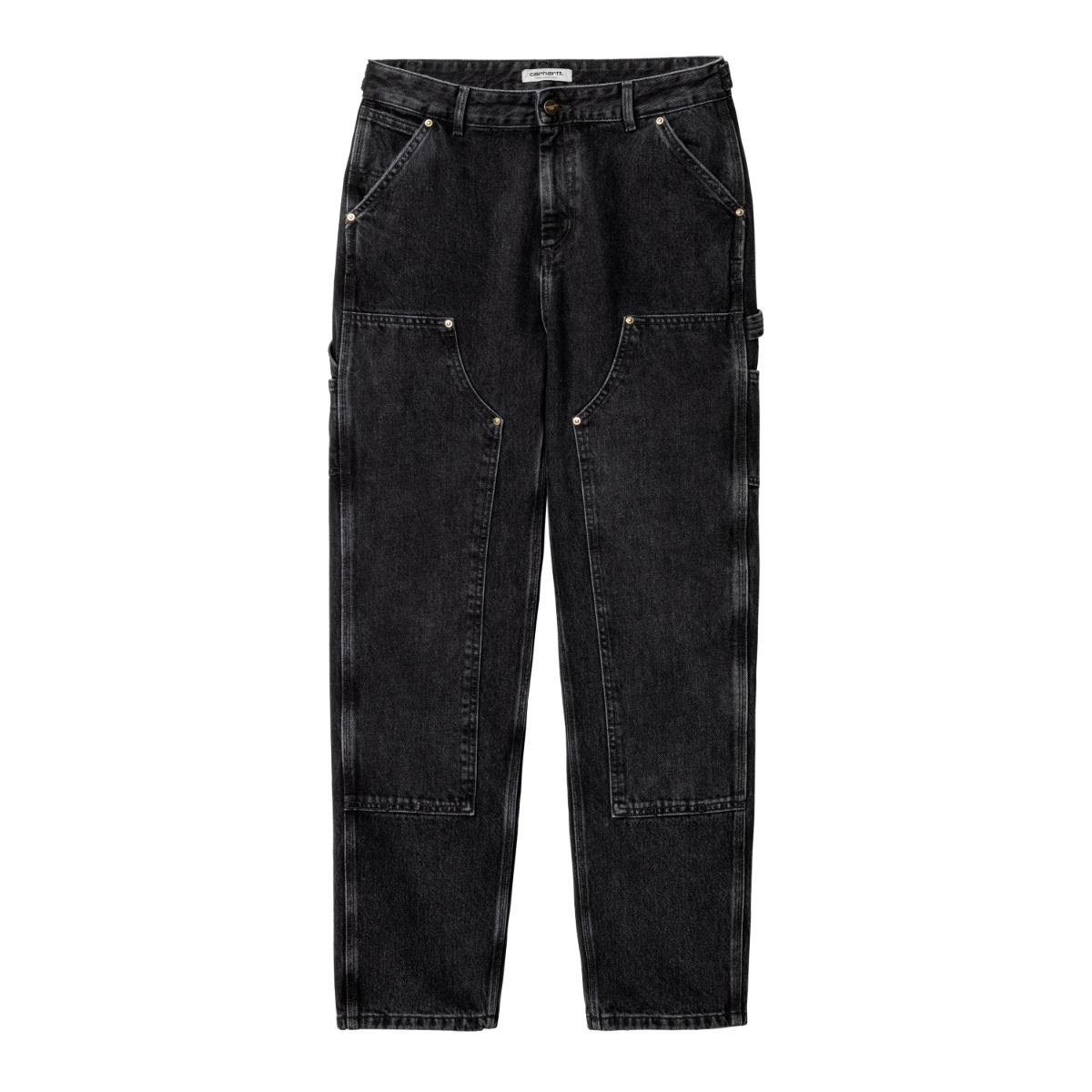 Carhartt WIP - W' Nash DK Pant - black stone washed - Dame > Bukser