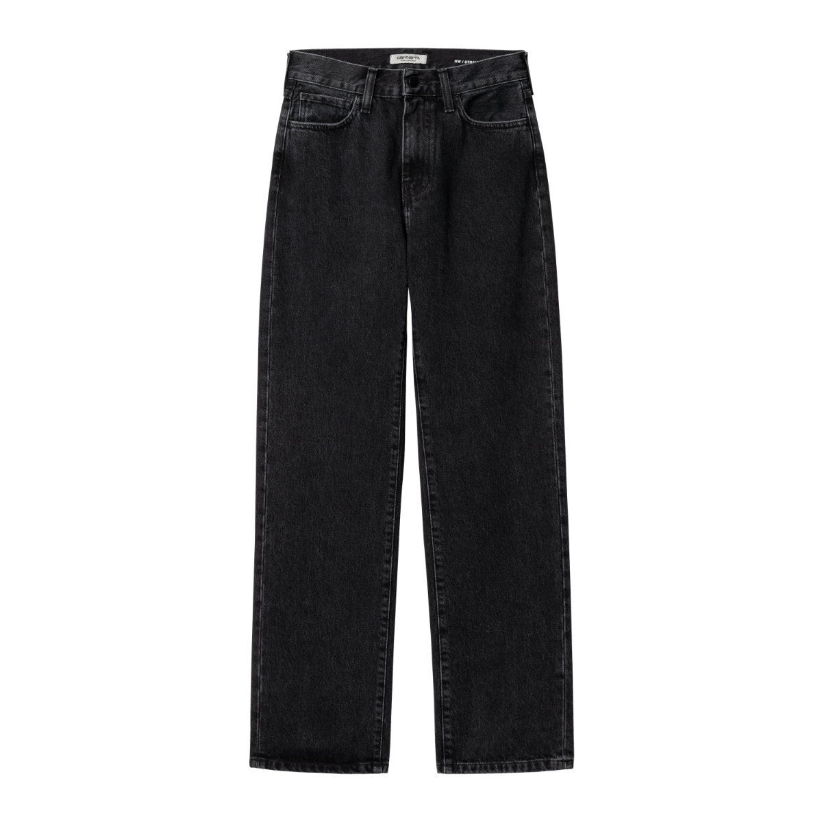 Carhartt WIP - W' Noxon Pant - BLACK STONE WASHED / Sort - Bukser