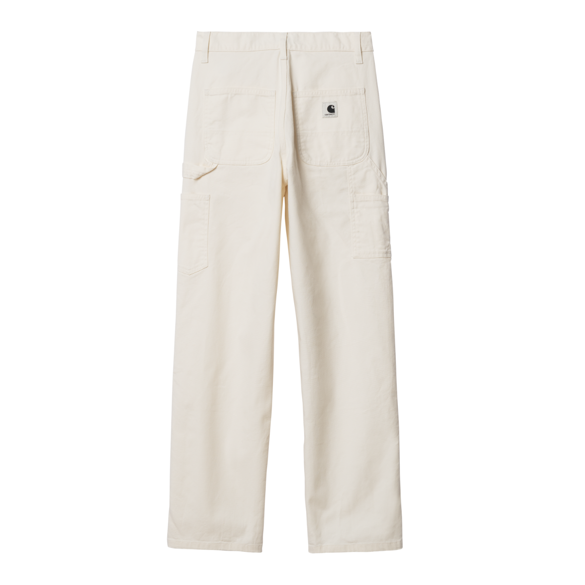 Carhartt WIP - W' Pierce Double Knee Pant Hudson - WAX RINSED / Hvid - Bukser