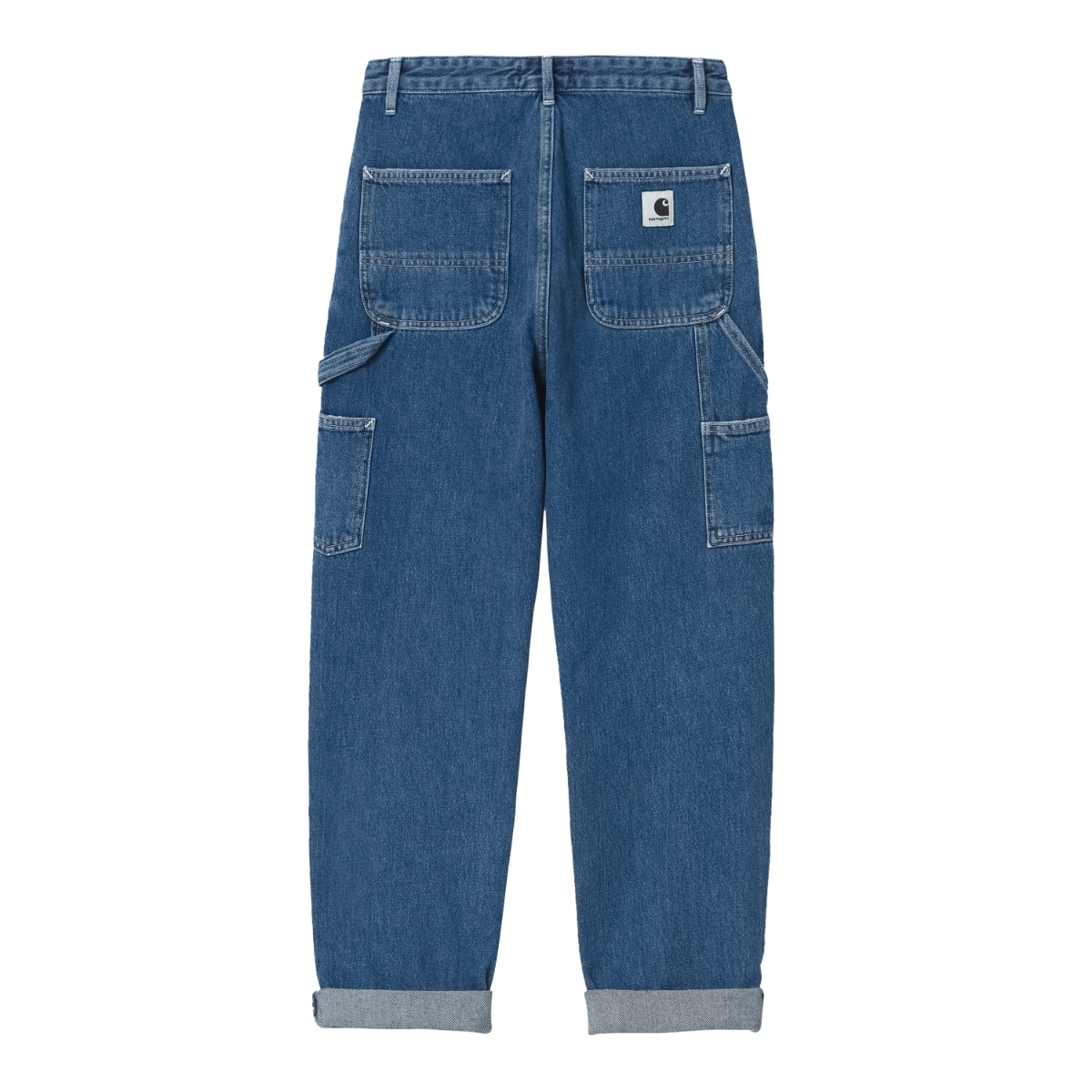 Carhartt WIP - W' Pierce Pant Maverick - BLUE STONE WASH / Blå - Bukser
