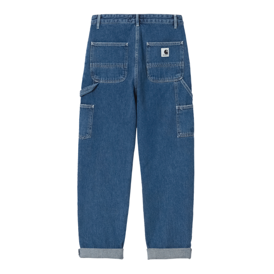 Carhartt WIP - W' Pierce Pant Maverick - BLUE STONE WASH / Blå - Bukser