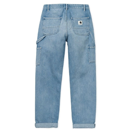 Carhartt WIP - W' Pierce Pant Maverick - BLUE LIGHT STONE / Blå - Bukser