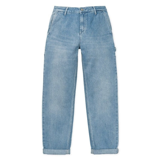 Carhartt WIP - W' Pierce Pant Maverick - BLUE LIGHT STONE / Blå - Bukser
