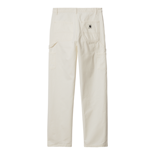 Carhartt WIP - W' Pierce Pant Straight Newcomb - OFF-WHITE RINSED / Hvid - Bukser