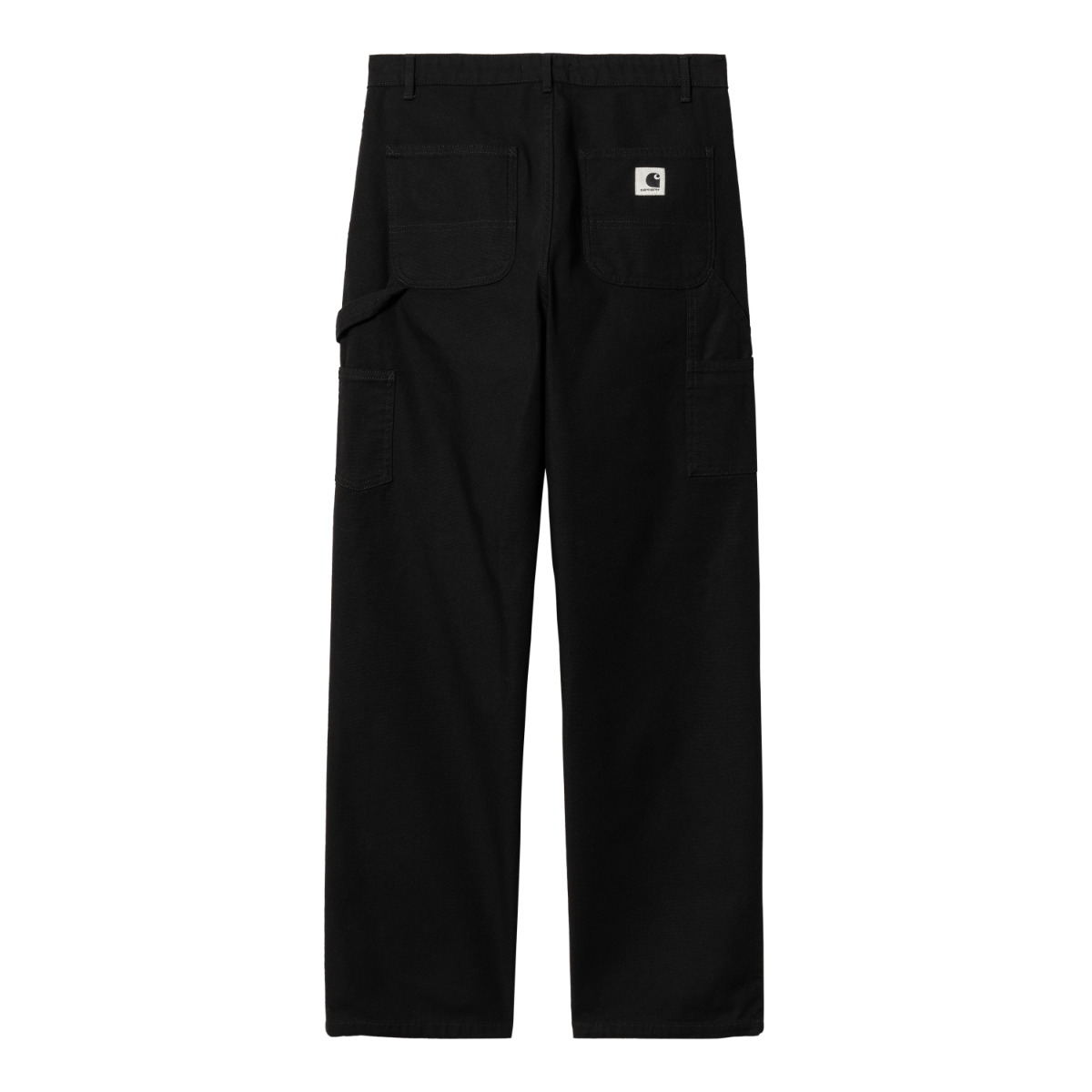 Carhartt WIP - W' Pierce Pant Straight Hudson - BLACK RINSED / Sort - Bukser