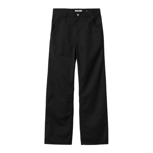 Carhartt WIP - W' Simple Pant Dunmore - BLACK RINSED / Sort - Bukser