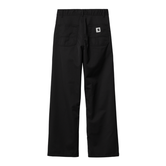 Carhartt WIP - W' Simple Pant Dunmore - BLACK RINSED / Sort - Bukser