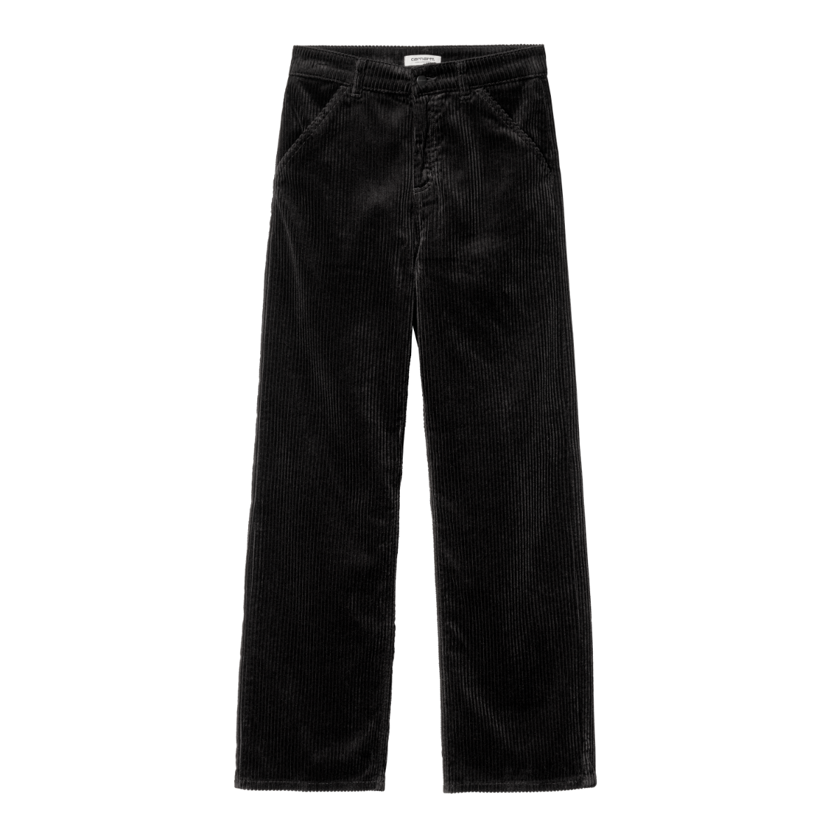 Carhartt WIP - W' Simple Pant Corduroy - 5 WA BLACK RINSED / Sort - Bukser