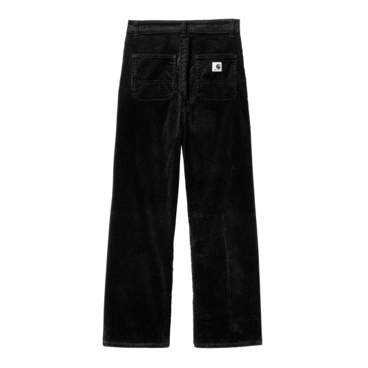 Carhartt WIP - W' Simple Pant Corduroy - 5 WA BLACK RINSED / Sort - Bukser