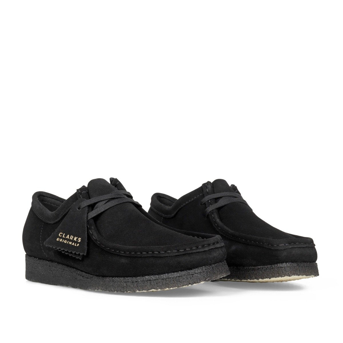 Clarks Originals - Wallabee - BLACK SUEDE / Sort - Sko