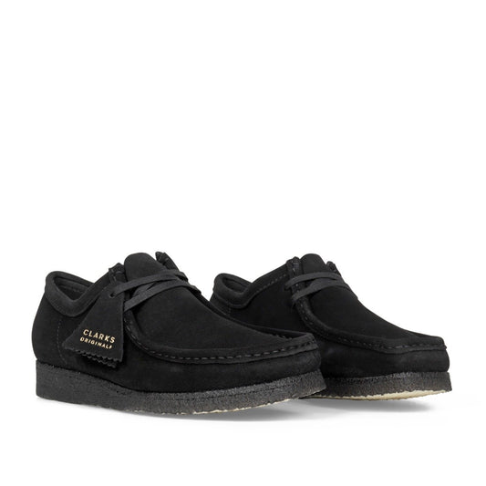 Clarks Originals - Wallabee - BLACK SUEDE / Sort - Sko