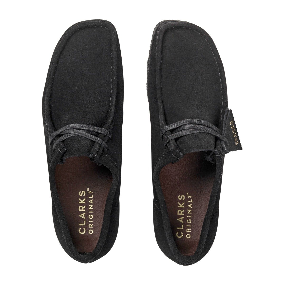 Clarks Originals - Wallabee - BLACK SUEDE / Sort - Sko