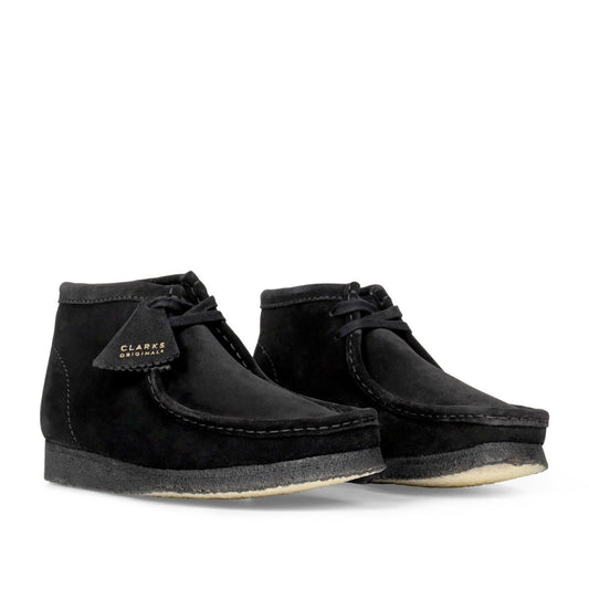 Clarks Originals - Wallabee Boot - BLACK SUEDE / Sort - Sko