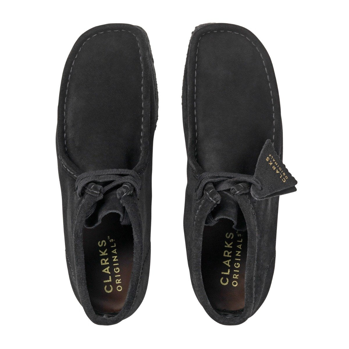 Clarks Originals - Wallabee Boot - BLACK SUEDE / Sort - Sko