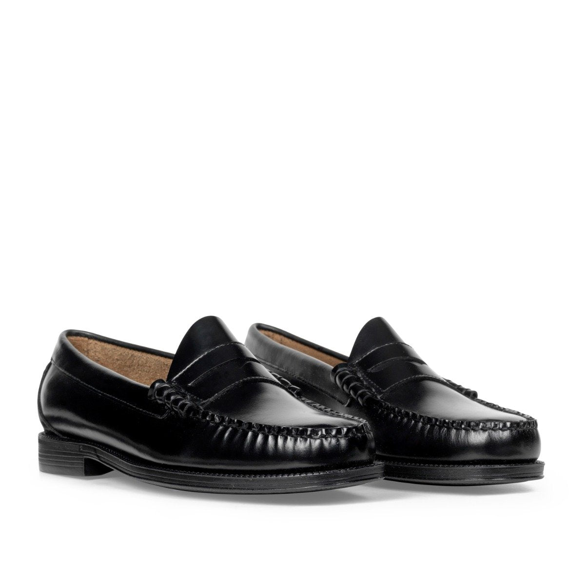 G.H. Bass - Weejun II Larson Moc Penny - BLACK LEATHER / Sort - Sko