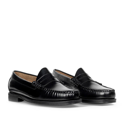 G.H. Bass - Weejun II Larson Moc Penny - BLACK LEATHER / Sort - Sko